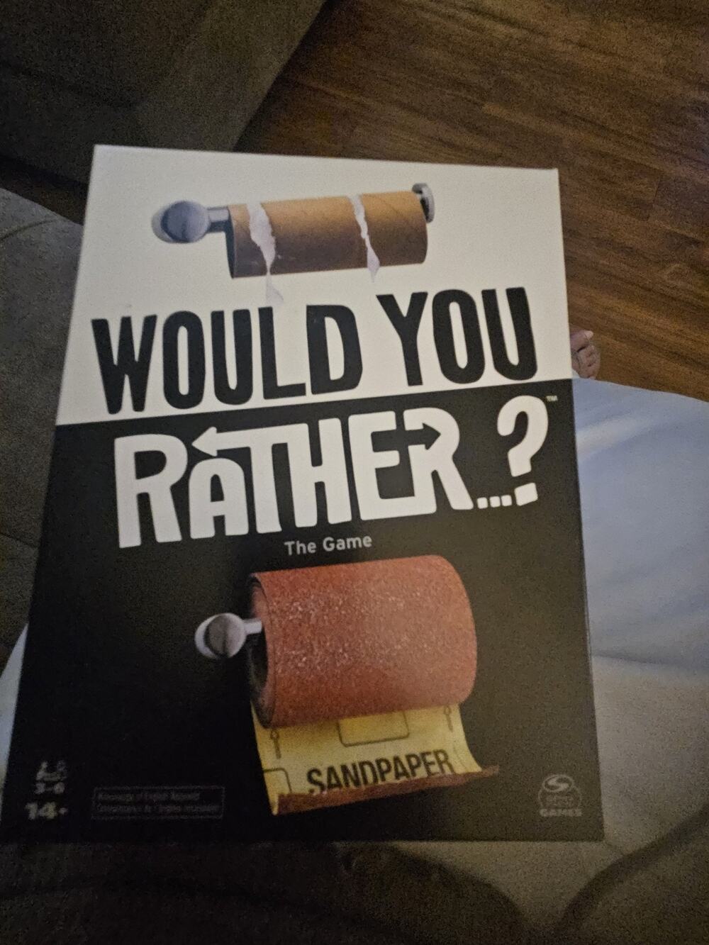 Spin Master Would You Rather? Funny Party Card Game Complete